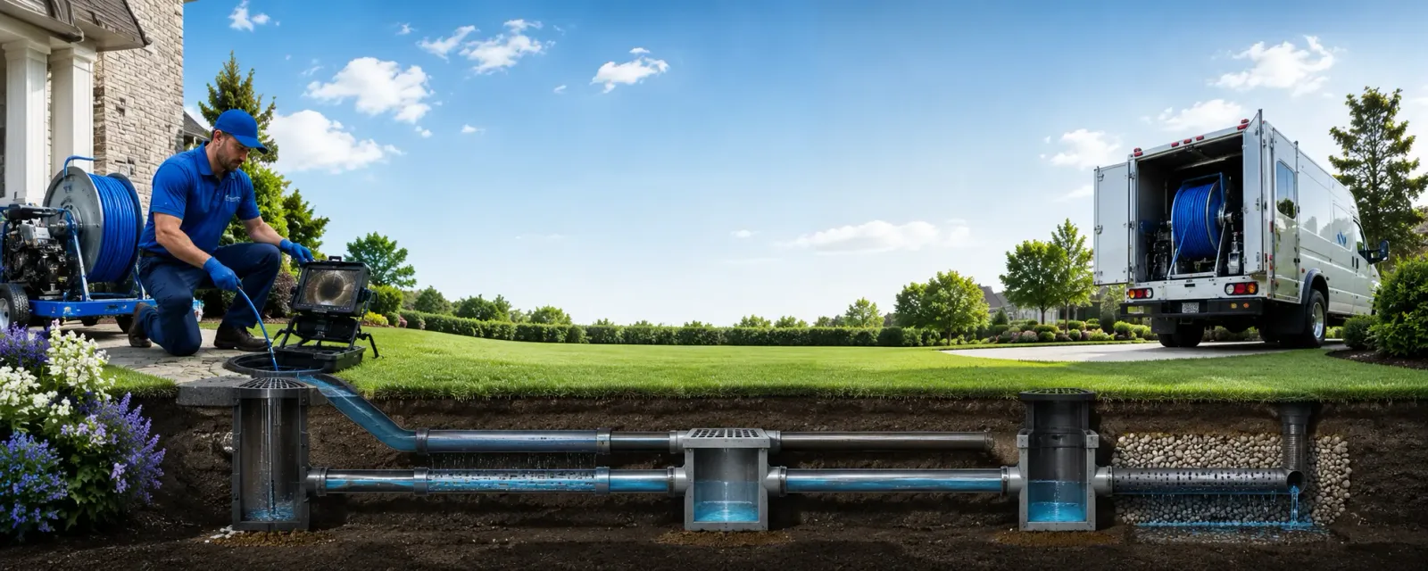 Outdoor drain cleaning information for Byron, IL